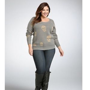 Torrid Skull Sweater